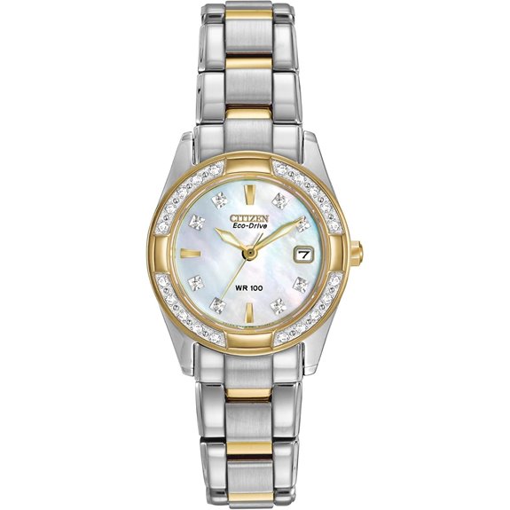 Citizen Women's Eco-Drive Diamond Watch in Two-tone Steel