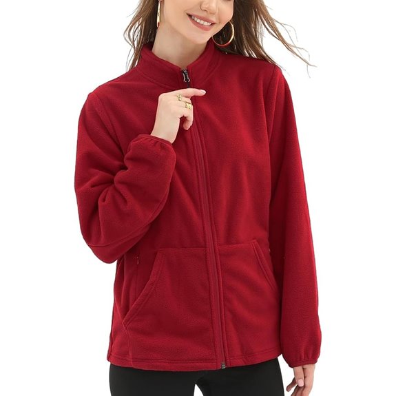 Argstar Women's Fleece Jacket with 6 Pockets (XS-2XL)