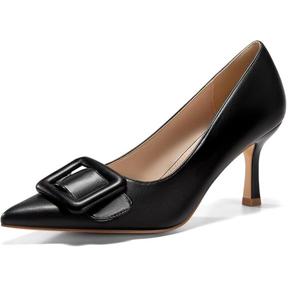 Coutgo Women's Pointed Toe Stiletto Heels