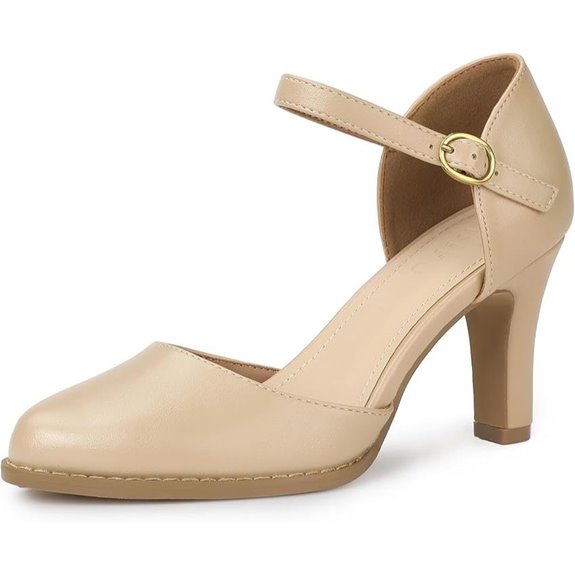 IDIFU IN3 Women's Chunky Dress Heels