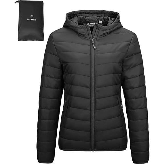 Outdoor Ventures Women's Packable Puffer Jacket
