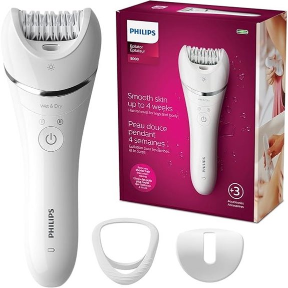 Philips Series 8000 Women's Epilator (BRE700/04)