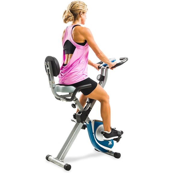 XTERRA Fitness Folding Exercise Bike 225 LB Weight Capacity