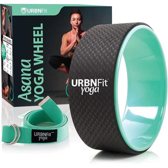 URBNFit Yoga Wheel for Stretching and Flexibility