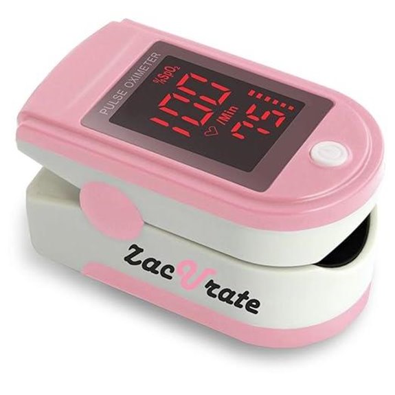 Zacurate Pro Series 500DL Pulse Oximeter with Cover
