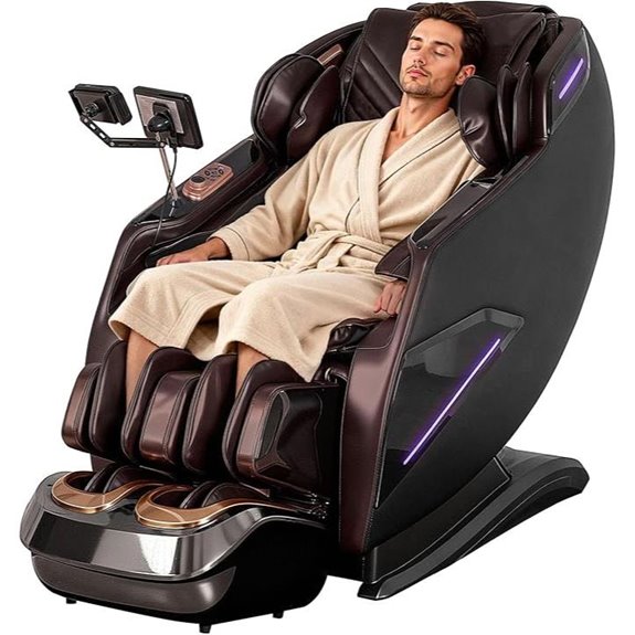 4D Zero Gravity Massage Chair with Heating and AI