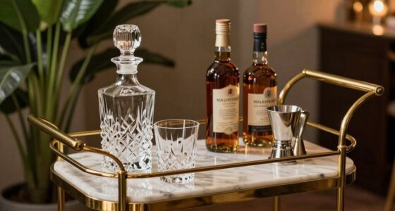bar carts symbolize effortless entertaining