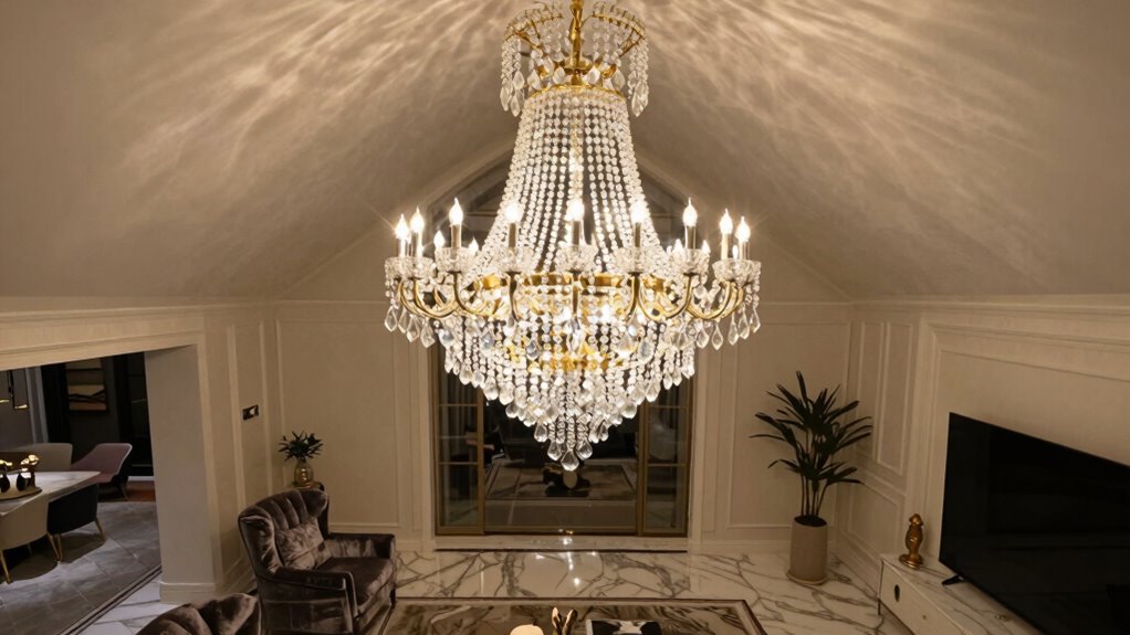 elegant lighting enhances ambiance