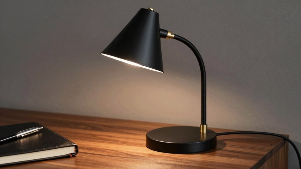 elegant workspace lighting features