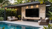 enhancing outdoor luxury spaces