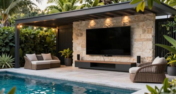 enhancing outdoor luxury spaces