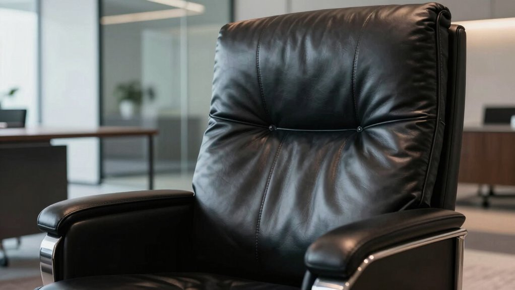 leather chairs symbolize leadership