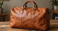 leather weekend bag trend