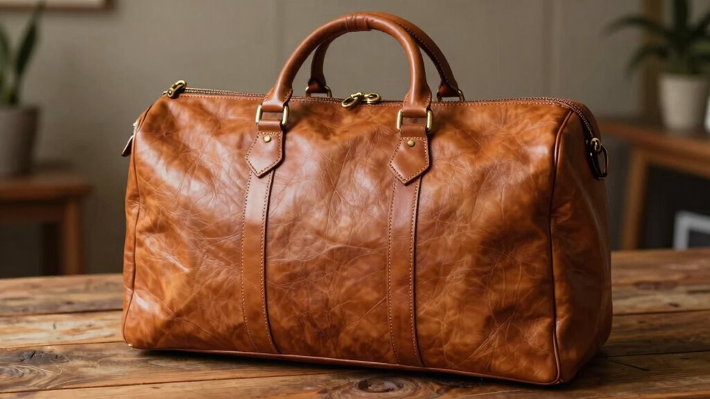 leather weekend bag trend