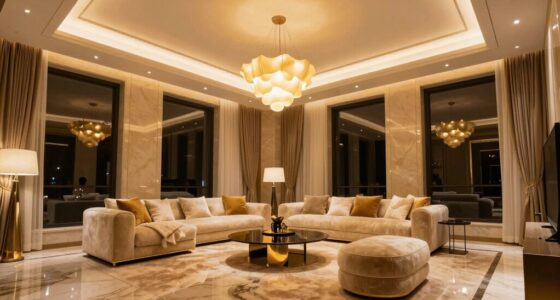 luxurious sophisticated lighting ambiance