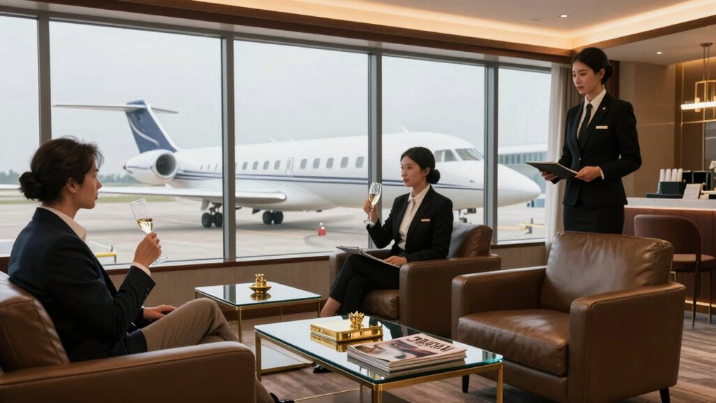 luxury airport routine habits