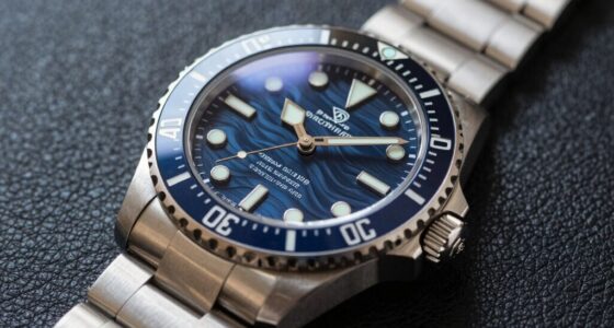 luxury dive watch details