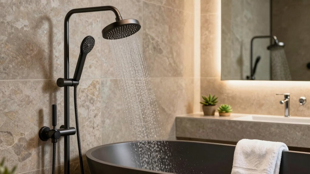 luxury fixtures with water saving technology