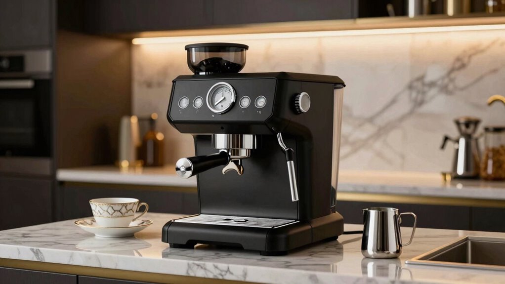 luxury kitchen espresso machines