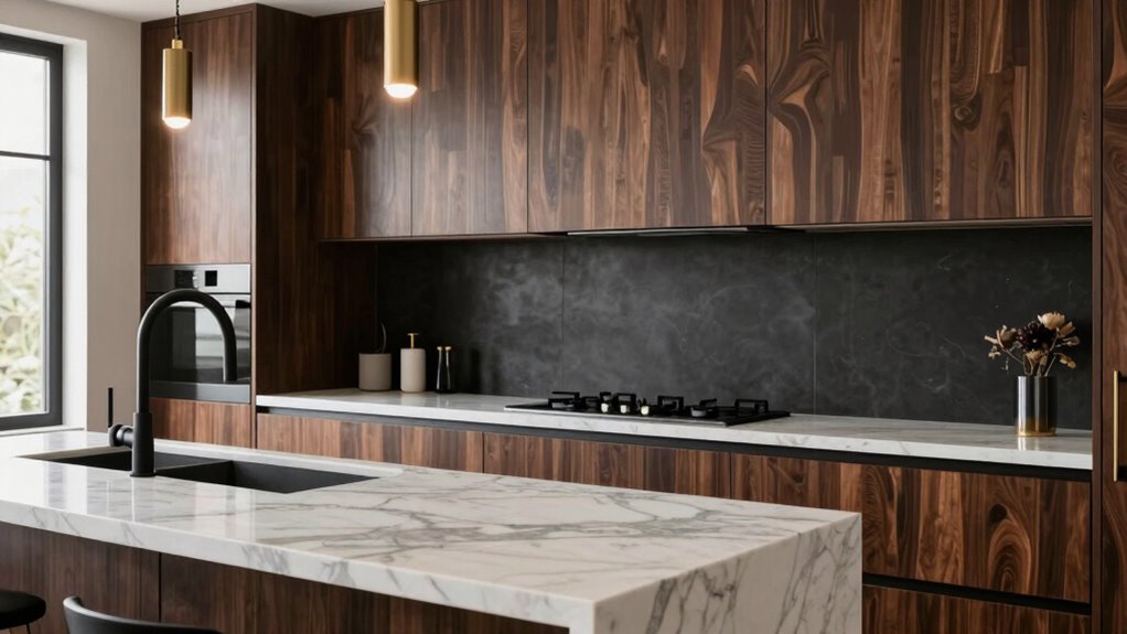 luxury kitchen material selections