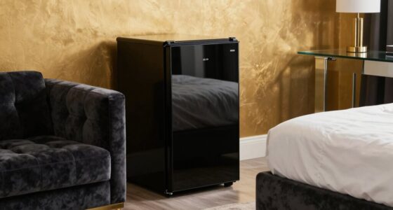 mini fridges in luxury spaces