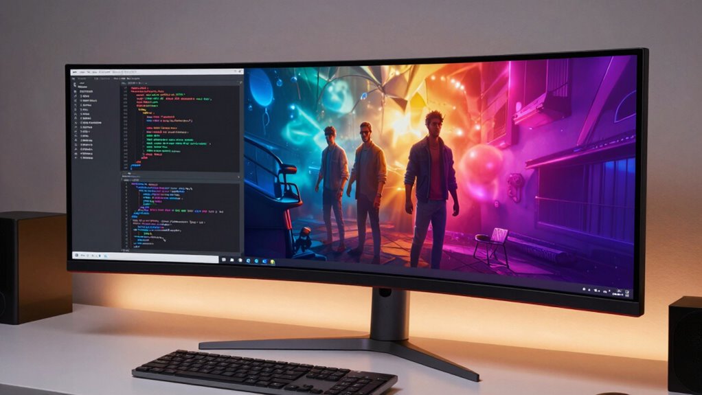 multitasking with expansive screens