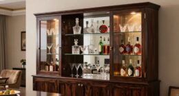 organized entertaining with cabinetry