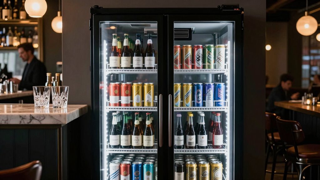 perfectly chilled beverage storage