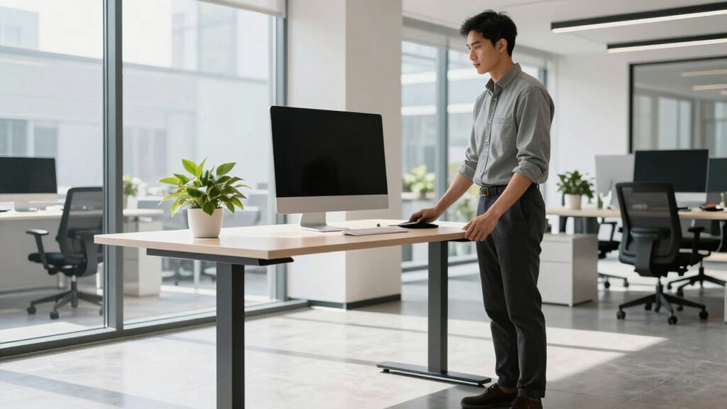 standing desks improve posture