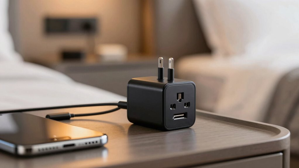 travel adapters ensure seamless connectivity