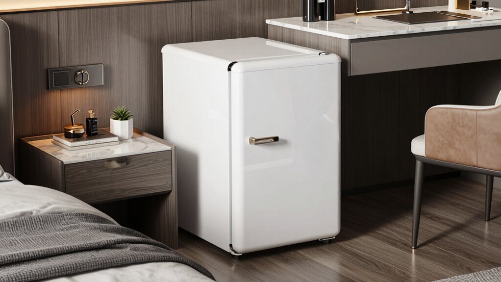 vintage inspired energy efficient mini fridges