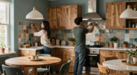 A Couple Gave Their Galley Kitchen a Budget-Friendly Redo with a Dining Nook