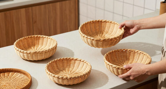 Aldi Just Dropped $10 Scalloped Woven Baskets And Trays