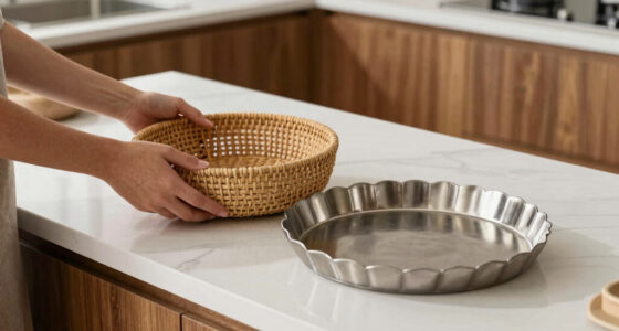 Aldi Just Dropped $10 Scalloped Woven Baskets and Trays