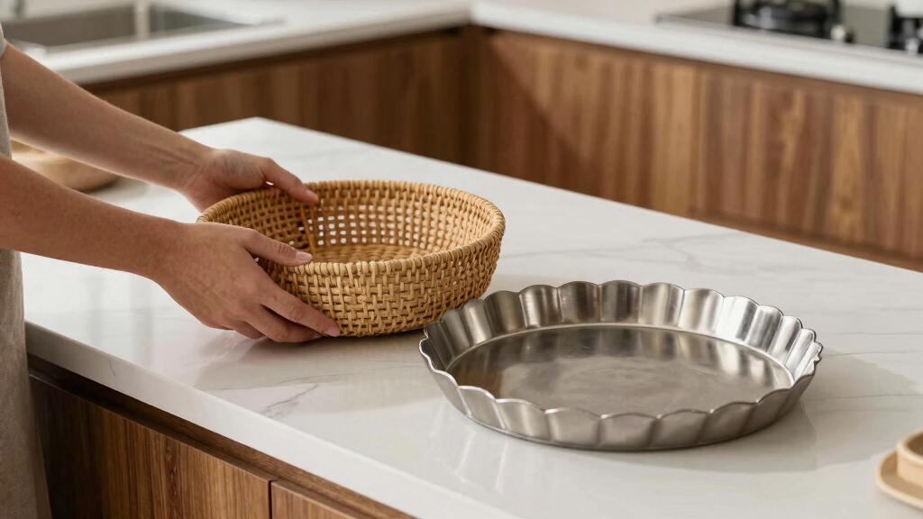 Aldi Just Dropped $10 Scalloped Woven Baskets and Trays