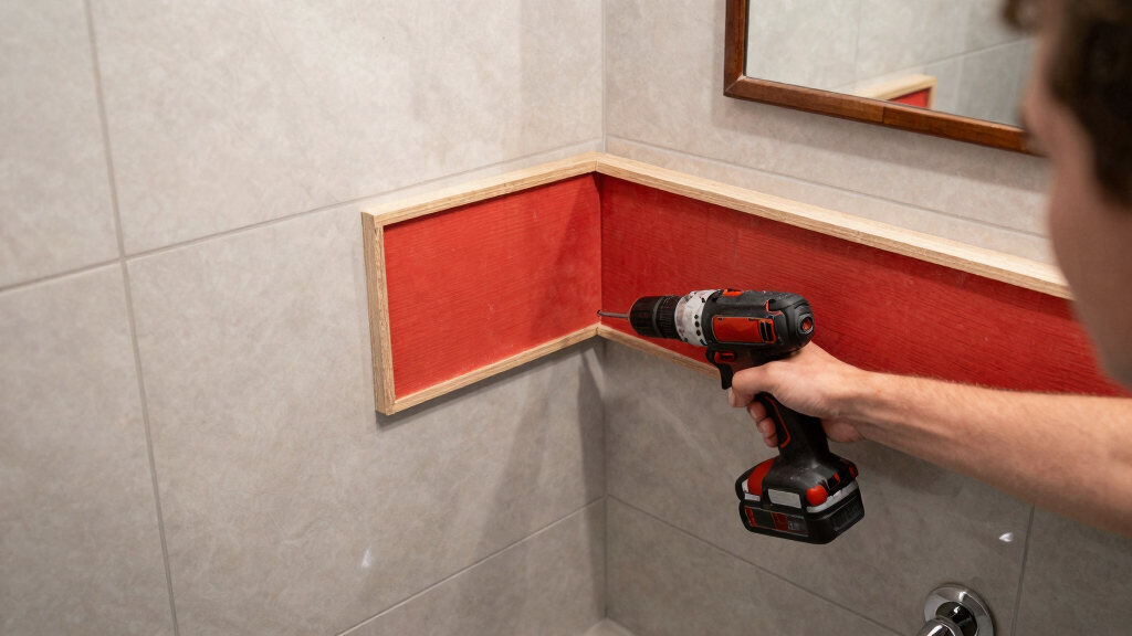 I Didn't Think Paneling Belonged In A Tiny Bathroom Until I Saw This Redo