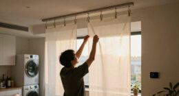 The IKEA Store Convinced Me to Hang Room Dividers from the Ceiling
