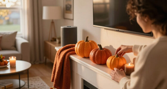 How To Make Orange Fall Decor Look Cozy, Not "Tacky"