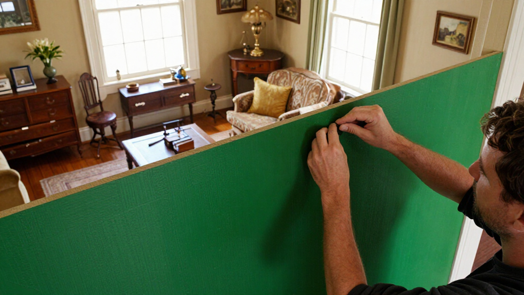 They Turned Their Beige 1900S Parlor Into A Bold, Green “Analog Room”