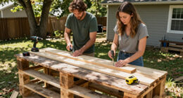 This DIY Couple Built The Coolest Backyard Bar For Almost Nothing — Here’s How