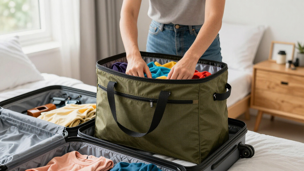 This Quince Expandable Tote Holds Everything My Suitcase Can’t On Flights
