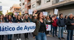 Thousands Protest Outside Ayuso's Penthouse Over Maric's Eviction