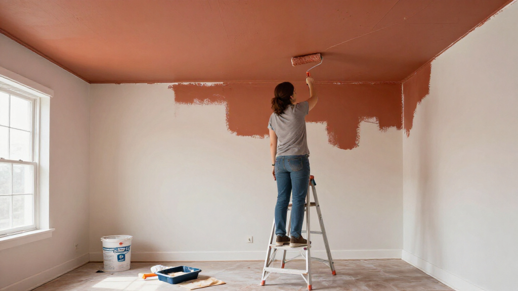 Are You Brave Enough To Paint A Gloss Ceiling? The 'Next Step' Of Color Drenching, Debated
