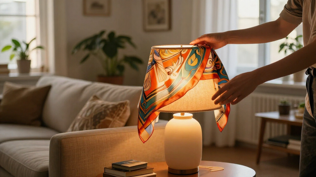 Elevate Your Boring Lamps With The Help Of This Vintage Clothing Item