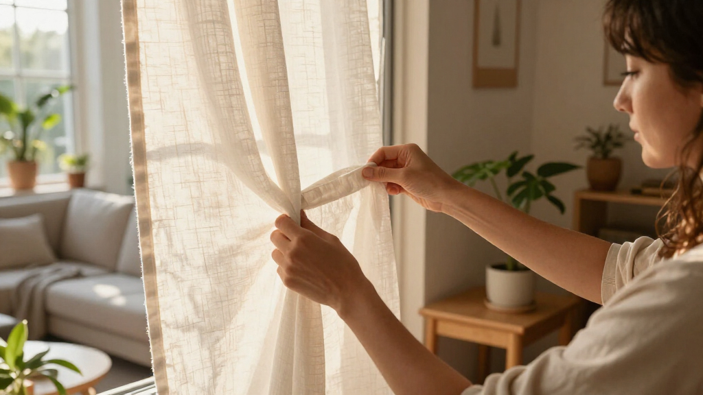 Skip Traditional Window Treatments: This Easy DIY Is Cheaper & Looks 'Bougie On A Budget'