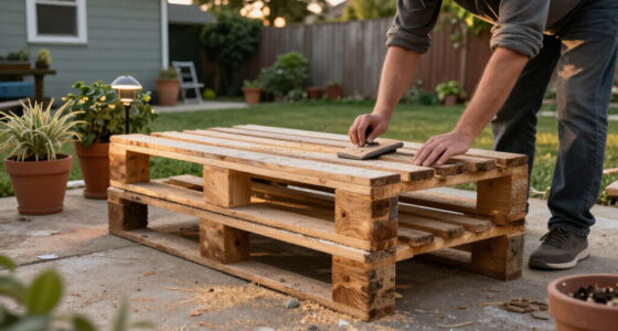 Upcycler Transforms Old Wood Pallets Into An Outdoor Oasis