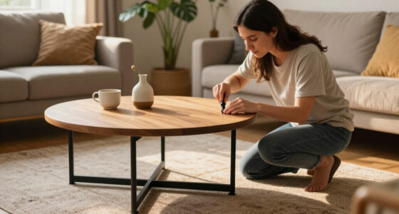 Woman Turns An Amazon Find Into An Elegant Coffee Table On A Budget